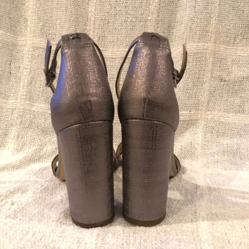 Sam Edelman Yaro Glitter Ankle Strap Heels - Picture 5 of 7